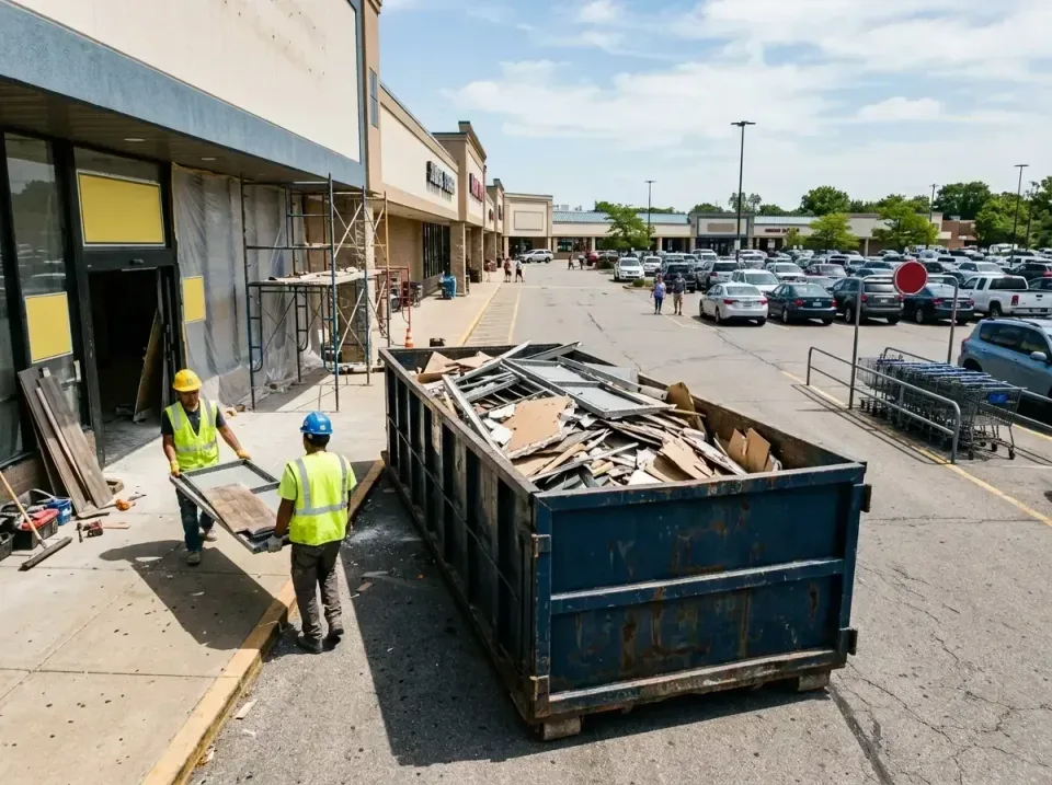retail-store-renovation-debris-003 — frequently asked questions, Roll-off Dumpster Rentals in Rockville, MN